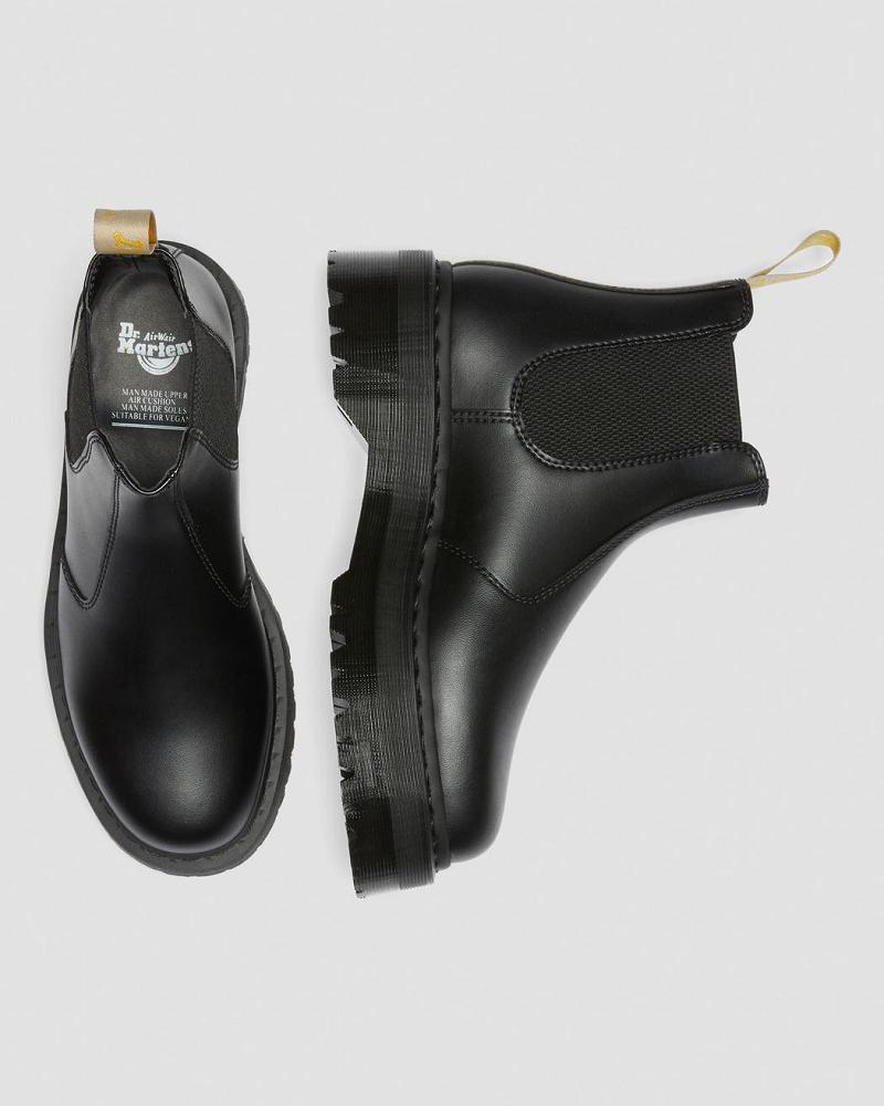 Dr Martens Vegan 2976 Felix Platform Ankelstøvler Herre Sort | DK 457BEX